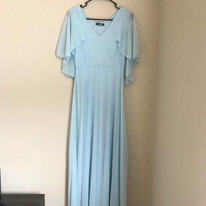 Light Blue Bridesmaid Dress